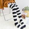 Women's Fuzzy Thigh High Socks Soft Coral Fleece Knee Socks Winter Warm Socks Comfortable over Knee High Socks Xmas-Gift