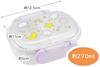 Skater Lunch Small Single Dome Soft and Made in Shina For QAF1AG Kids' Box, Size, Tier, 270ml, Shape, Fluffy, Antibacterial, Japan, Pushyu, Girls,