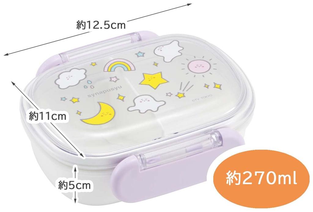 Skater Lunch Small Single Dome Soft and Made in Shina For QAF1AG Kids' Box, Size, Tier, 270ml, Shape, Fluffy, Antibacterial, Japan, Pushyu, Girls,
