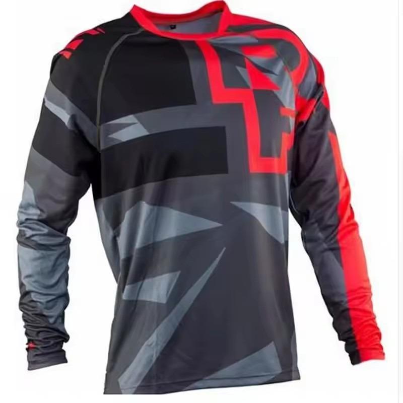 

Spring Autumn Long Sleeve Men s T-Shirt Mountain Bike Mtb T Shirts Offroad Dh Motorcycle Motocross Sportwear Men Clothing S