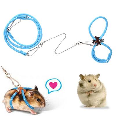 Squirrel Chinchilla Ferret With Bell Nylon Rope Mouse Vest Pet Supplies Walking Lead Hamster Leash