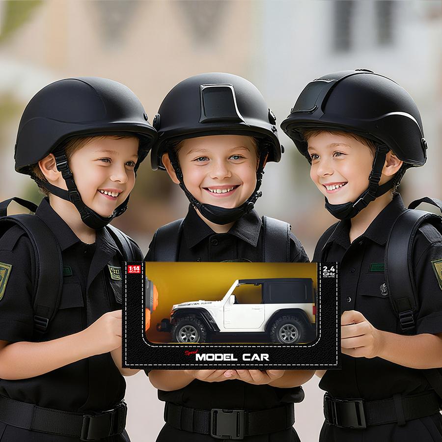Jeep 1:14 2.4G RC Remote Control Simulation Car Model Racing Vehicle Toy Gift for Boy Girl Children Kid Adult Birthday Gift