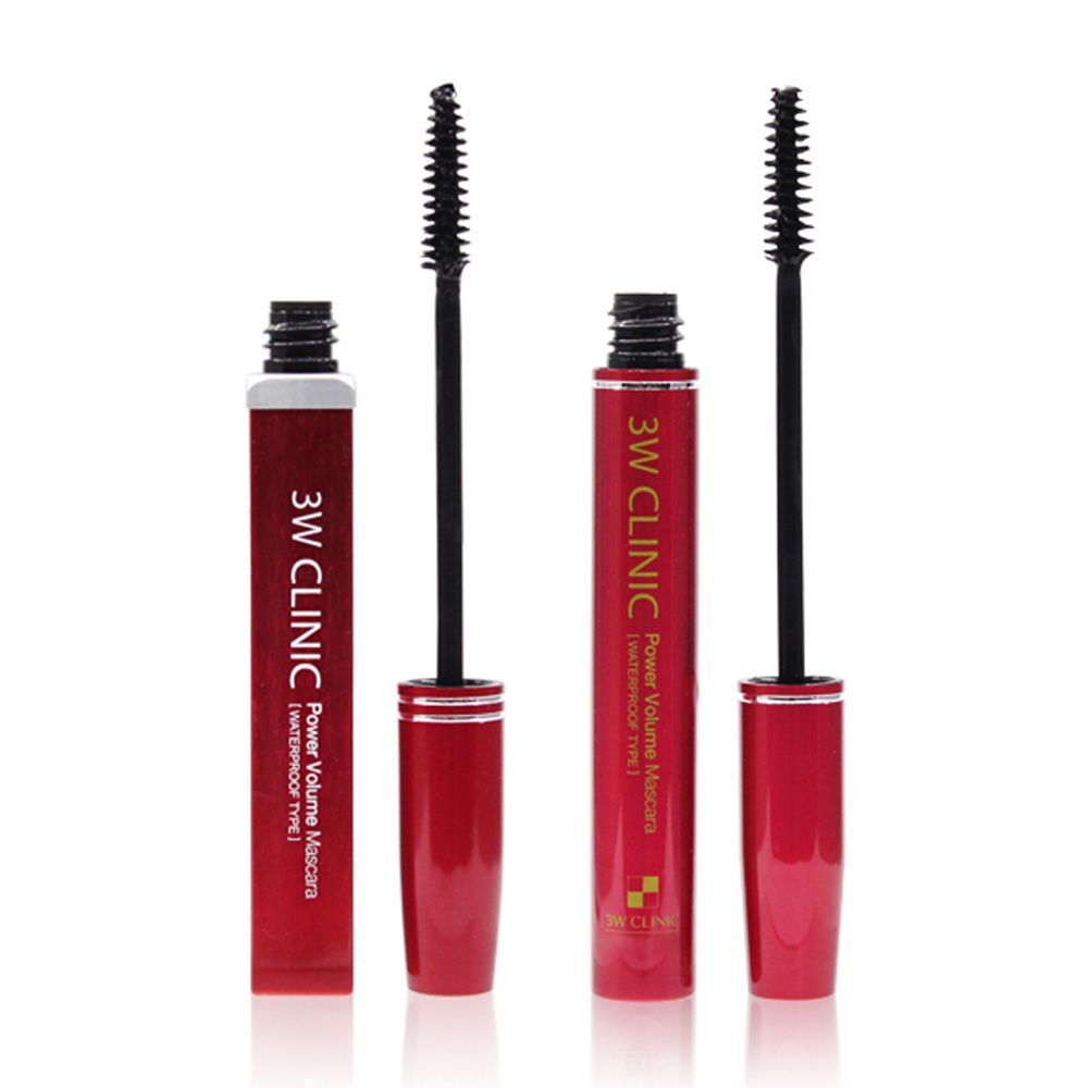 

3W ZKZDOMLZ Power Volume Waterproof Mascara Waterproof 2 Types Square and Round round case