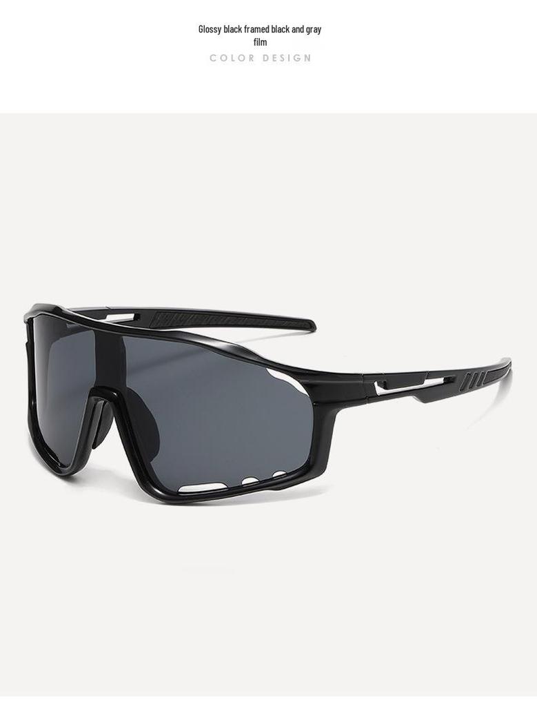 Photochromic Unisex Cycling Sunglasses: Windproof & Dustproof Large Frame Goggles