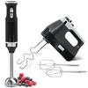 Mixeur Plongeant Et Batteur - Briebe - SKT1187BLK - 600W - 2 Vitesses + 5 Vitesses + TURBO - Noir