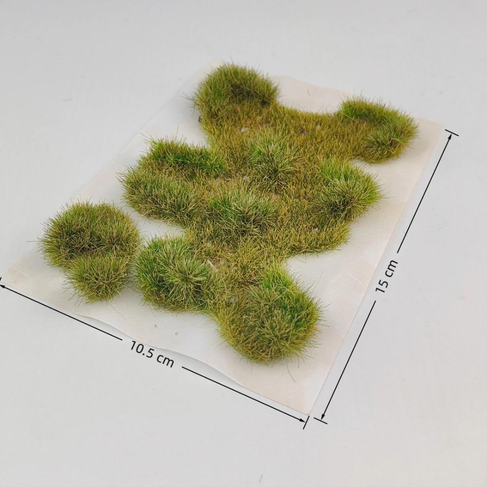 Multicolor Mini Grass Clusters Building Models Photo Props Artificial Grass Clusters DIY Accessories Sand Table Scenes Model