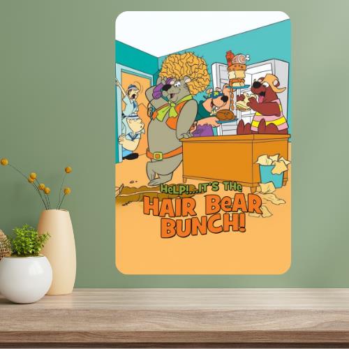 Help Itaposs the Hair Bear Bunch Classic TV Show Metal Poster Sign 20x30cm(7.8x11.8inch)