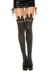 Fancy Opaque Nylon Tights Black Rabbit Head Mh7166 Bbl