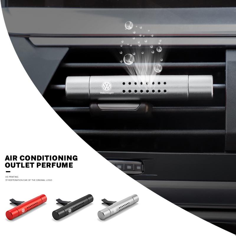 Car Air Outlet Fragrance Clip Air Freshener Auto Accessories For Volkswagen VW Polo Golf T5 Caddy T4 Touran GTI Passat Scirocco ze9