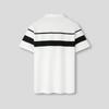 HLA Men's Lightweight Business Contrast Stripe Polo Shirt