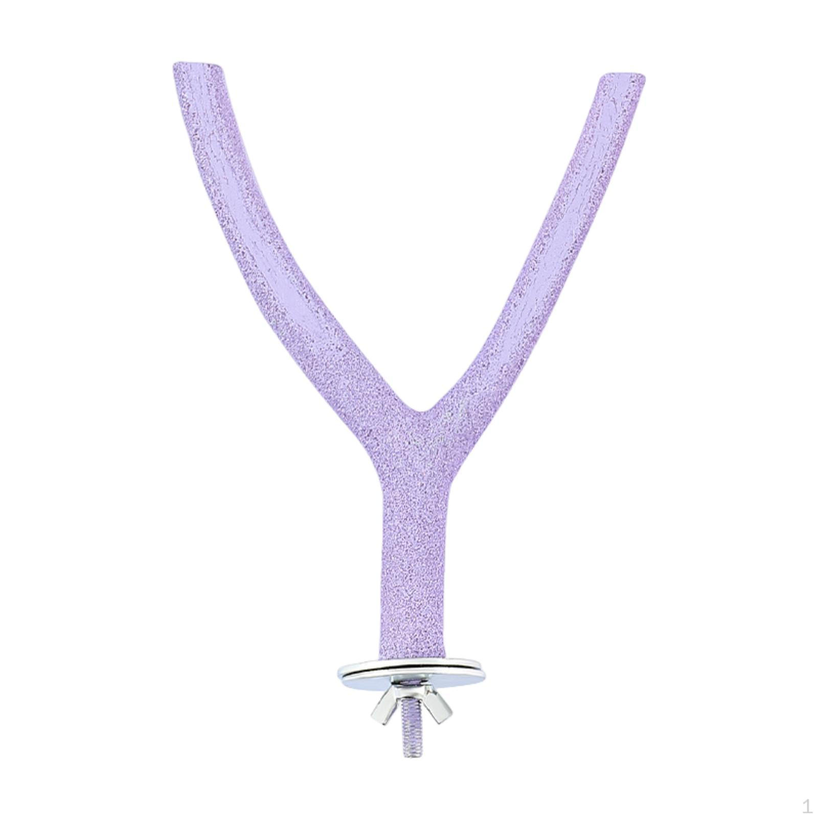 

Parrot Perch Stand Toy Bird Cage Climbing Accessories for Small Birds фиолетовый