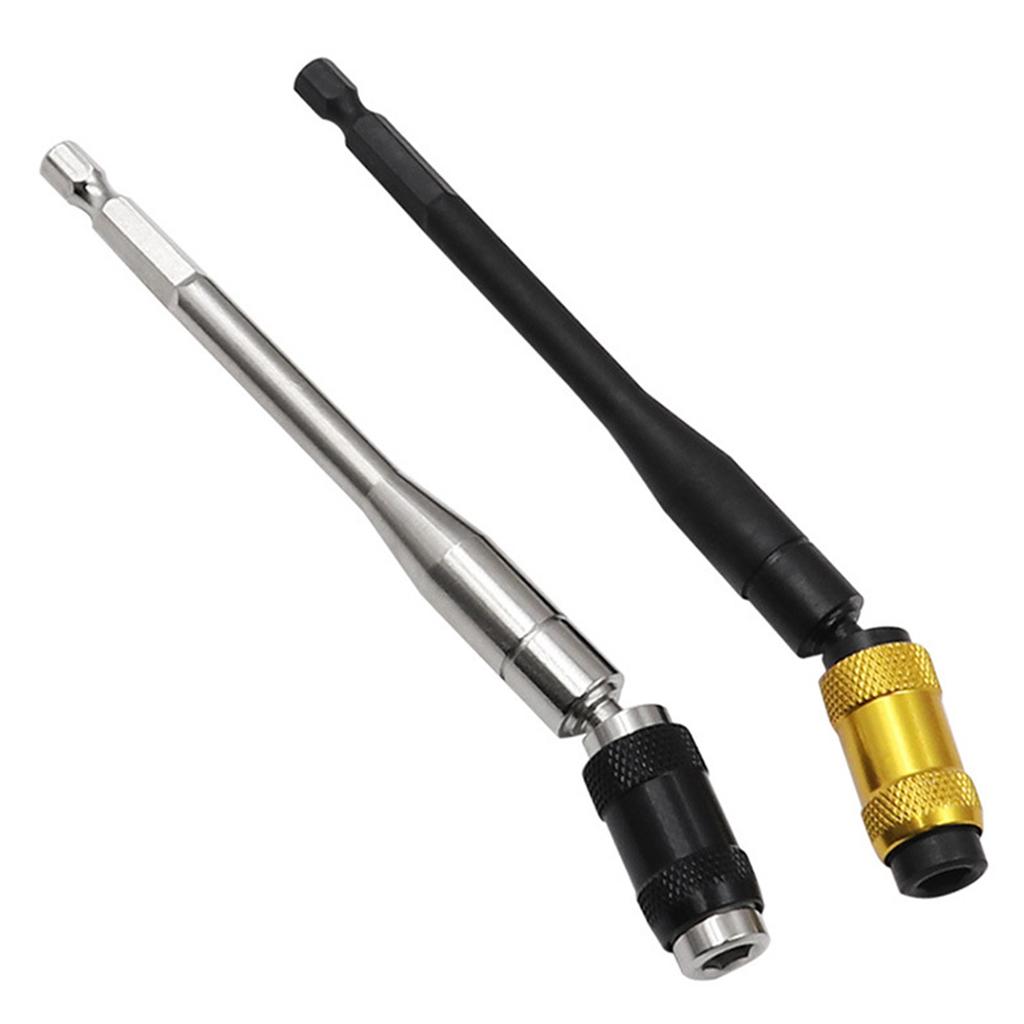 145mm Extended Hex Shank Bit Holder Extension Quick Change Screwdriver Connection Rod Adapter for Screws