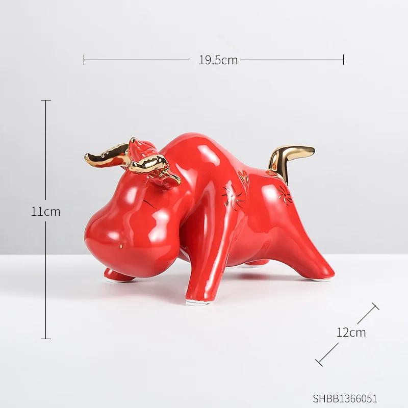 

Абстракция Бык Год Быка Дисплей Украшение стола Офис Креативный Зодиакальный Талисман Быка Подарок на новоселье