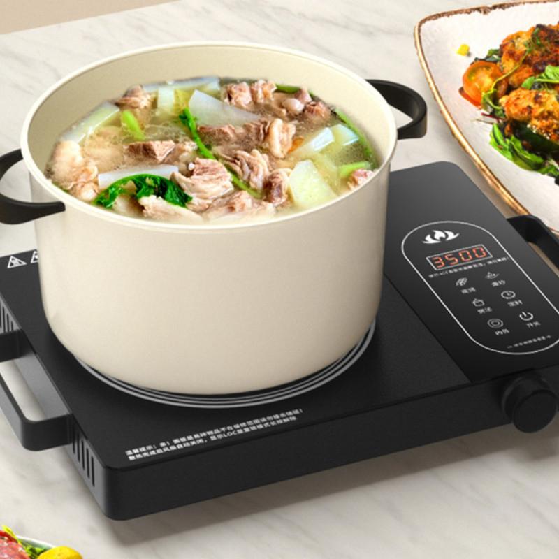 3500W Household Stir Fry Induction Cooker Kitchen Cooking Heating Stove High Power Electric Ceramic Stove