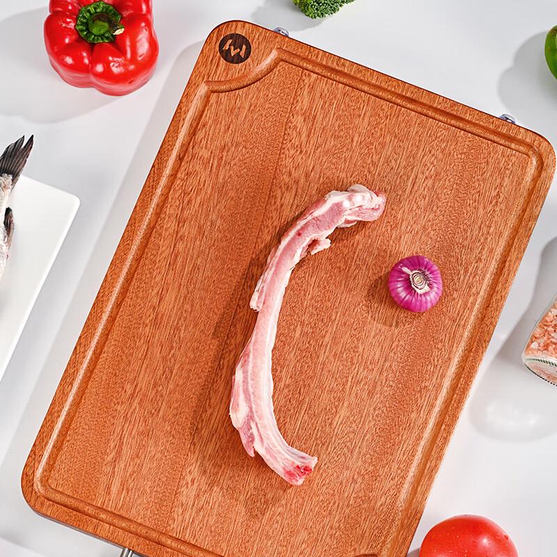 Deska do krojenia z grubego litego drewna wenge