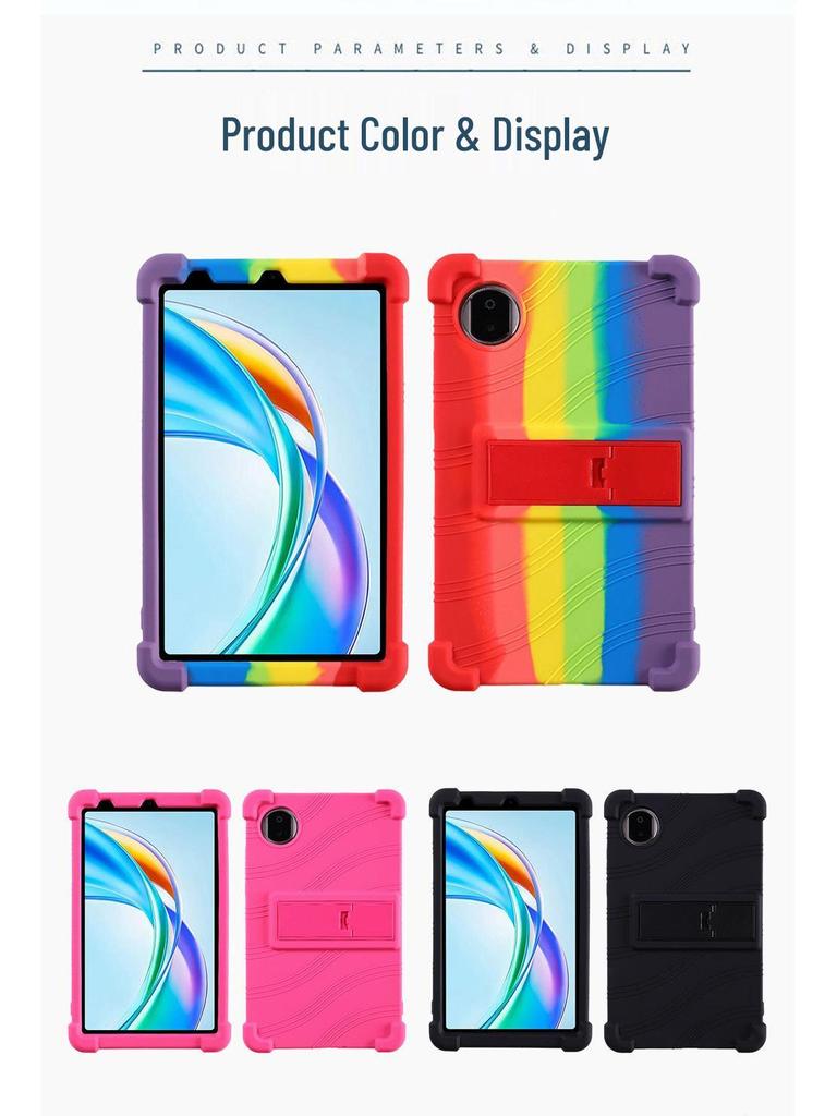 Tablet Honor Pad X7 2025: 8,7-calowa, odporna na upadek, silikonowa ochrona na czterech narożnikach z poduszką powietrzną