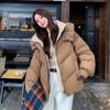 Hooded short down cotton-padded clothes women's year new winter cotton-padded clothes small man cotton-padded jacket hooded jacket