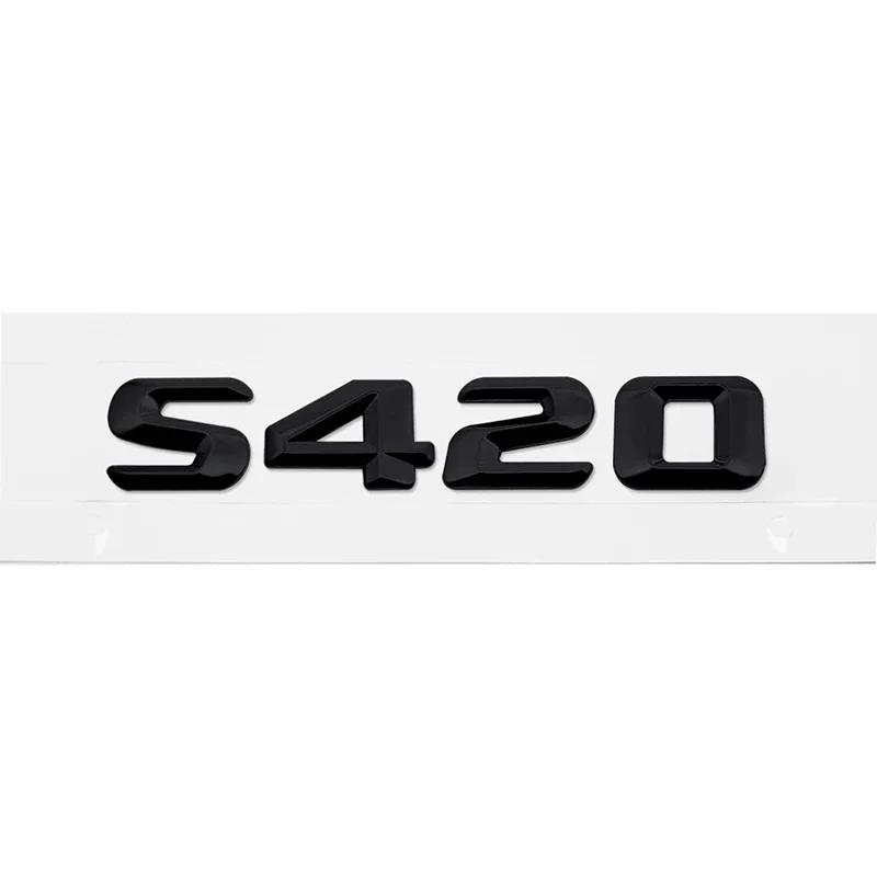 adrjhr1 For Mercedes Benz Modified 3D Car Letter Sticker Rear Trunk Tail Decorative Badge Emblem for Mercedes Benz S400 S420 S430 S450 S