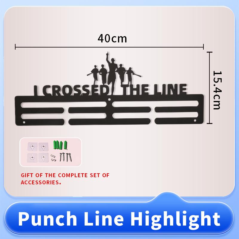 Factory Direct Custom Large Wall Hanger Metal Medal Display Rack for Bulk Medals & Awards Storage