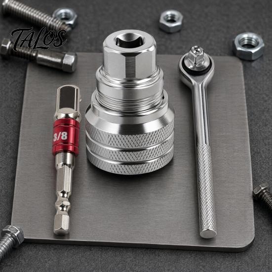 Automotive Repair Socket Multi-Function Universal Wrench Tool, Adjustable 3/8''-3/4'' Sleeve with Power Drill Tool Adapter for Ratchet Wrench, Auto &