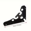 4pcs 90 Degree Triangle Shelf Bracket Bench Table Support Wall Mounted Heavy Duty Solid Bracket Storage Rack