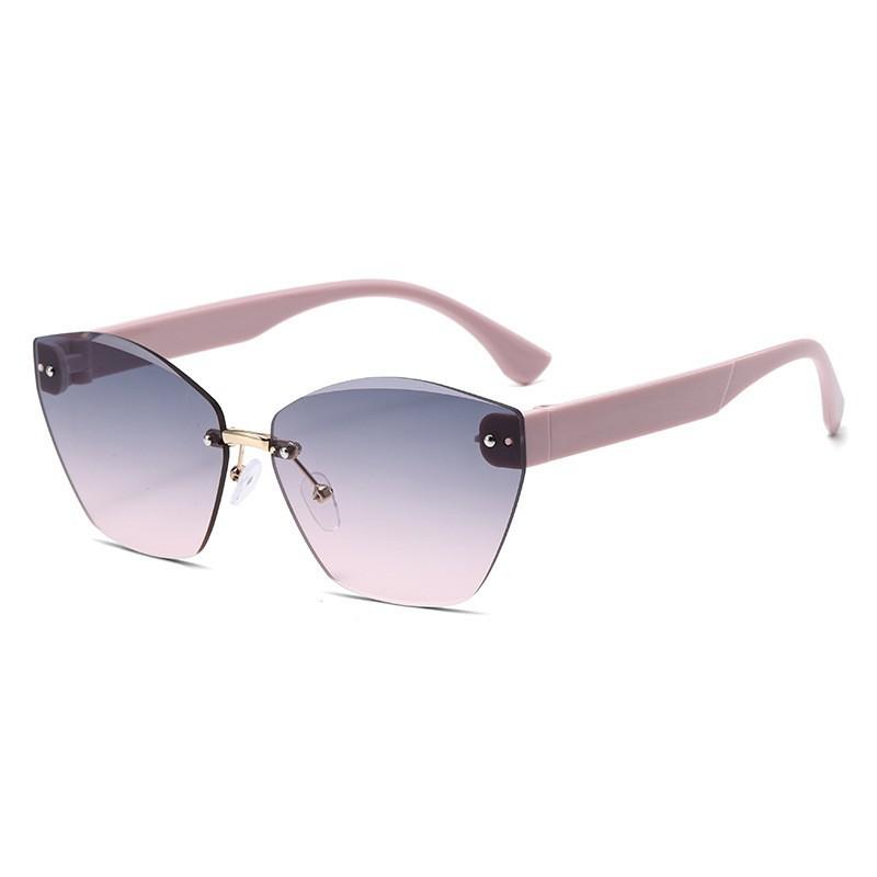 

Age-Reducing Sunglasses Women S Sunglasses Frameless Trimmed South East Asia Foreign Trade Explosion Sunshade Glasses