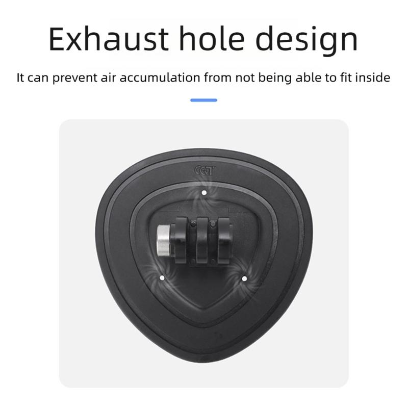 Universal Flexible Adhesive Mounting Base For Action Cameras ABS Lightweight Secure Grip