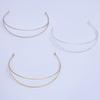 Plain Blank Hard Metal Headbands Skinny Base Headband Slim Simple Wire Hair Bands Clasps Crown Tiaras Frame DIY Crafts