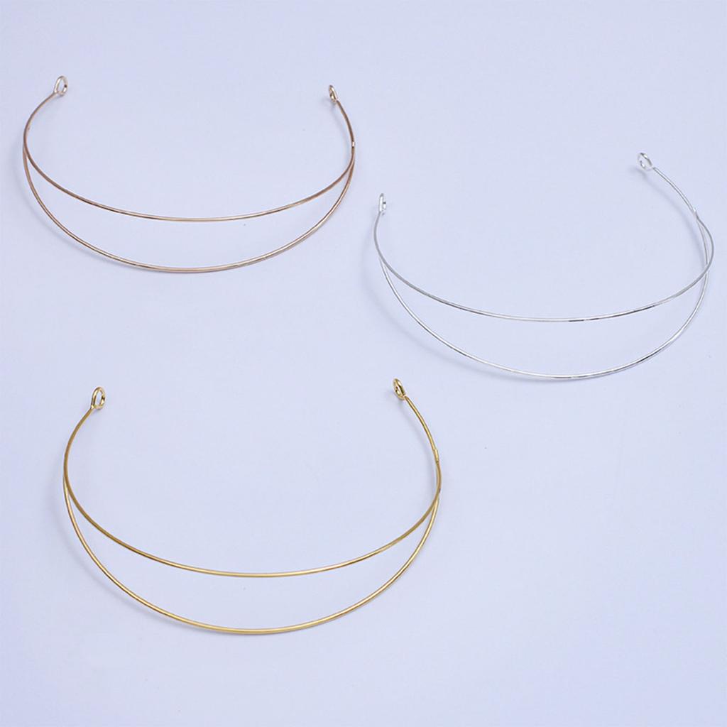 Plain Blank Hard Metal Headbands Skinny Base Headband Slim Simple Wire Hair Bands Clasps Crown Tiaras Frame DIY Crafts