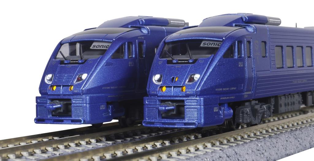 KATO N Gauge 883 Series Refurbished Train Production Basic Set Model Train "Sonic" (1st Run) (4 Cars) 10-2160