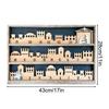 Nativity Scene Countdown Calendar 25 Days Wood Christmas Religious Table Decor Multi-Functional Religious Table Ornament Tray