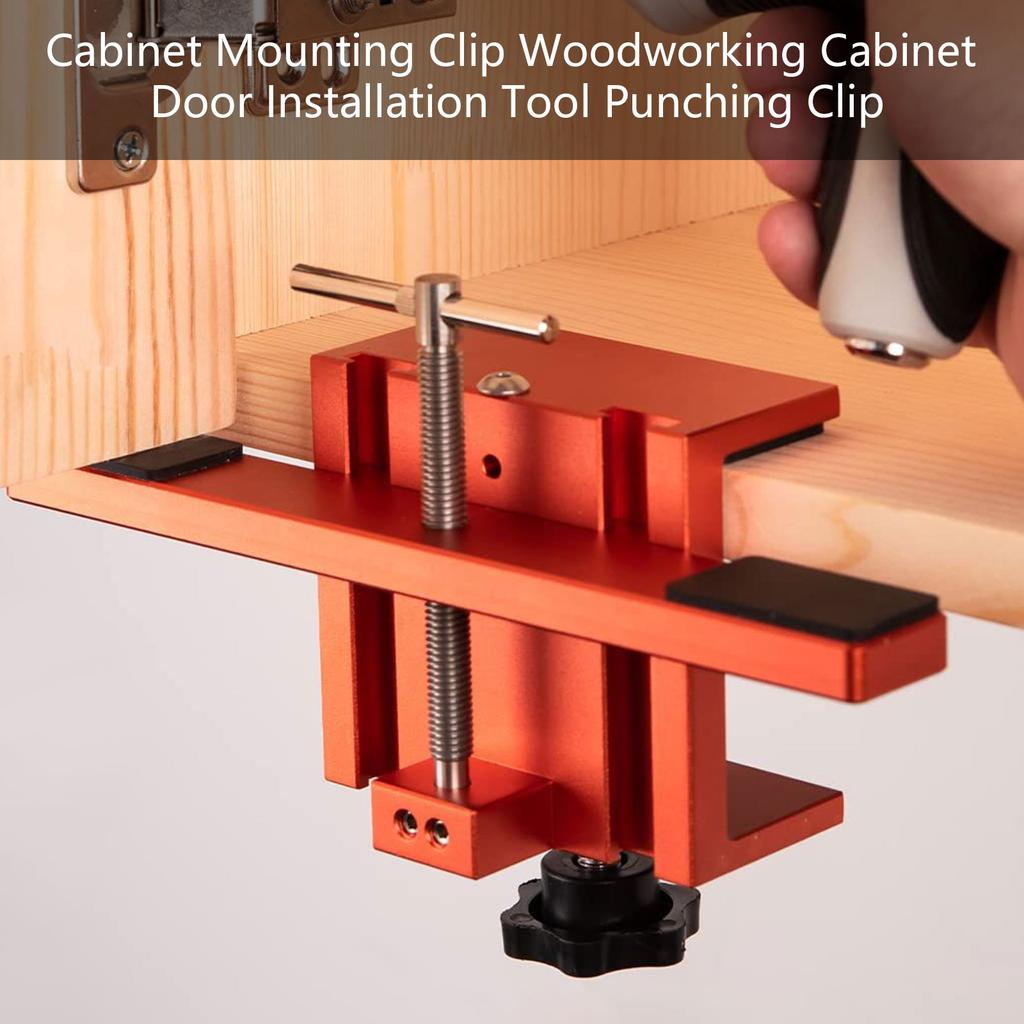 Convenient Cabinet Door Mounting Solution Cabinet Mounting Clip Cabinet Door Installation Tool for DIY Enthusiasts