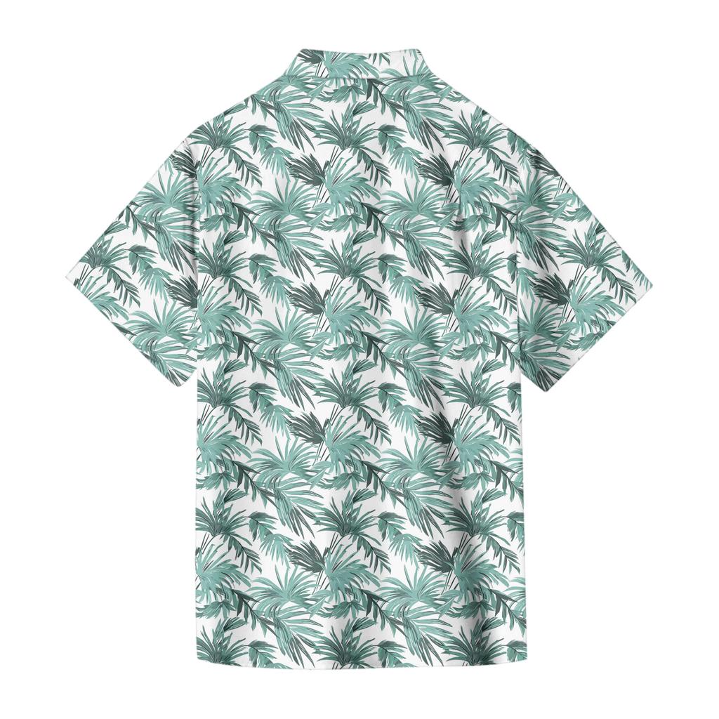 Men's Casual Fashion Printed Short-Sleeve Shirt