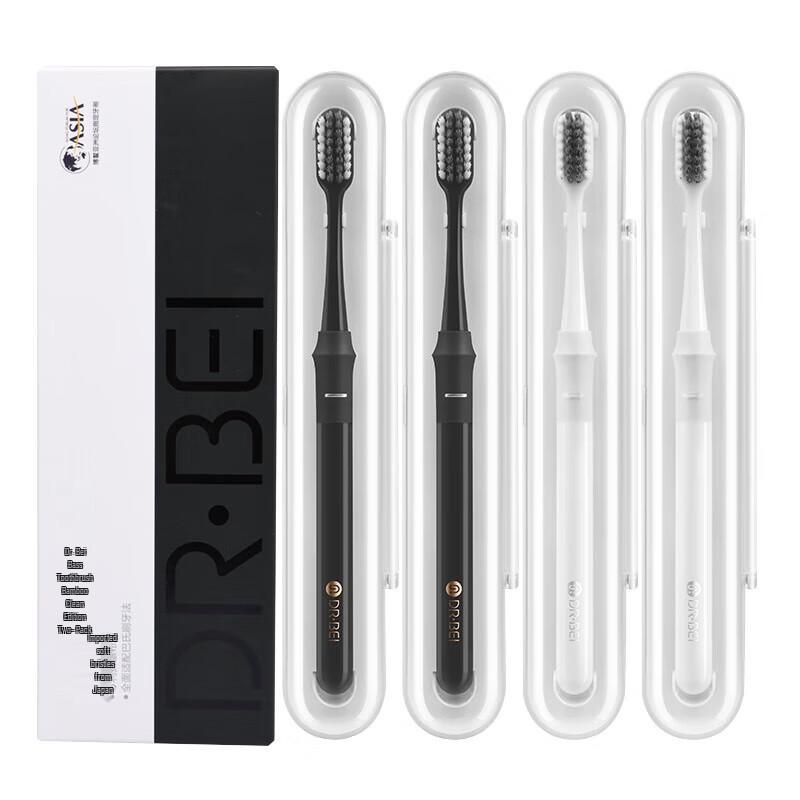 Beiyisheng Bamboo Bass Toothbrush (4-Pack)