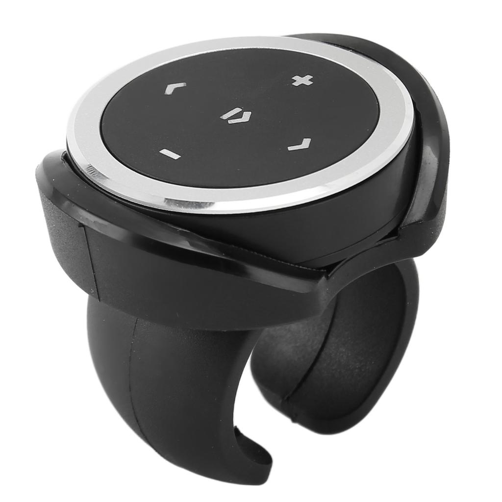 Bluetooth Media Button Smart Silver Button Bluetooth Remote Control Kit with Bracket for Mobile Phones Tablets