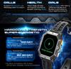 2025 New 1000mAh Battery Outdoor Smart Watch 2.13-Inch HD Screen Heart Rate Blood Pressure Waterproof Compass Sport Mode Smartwatch