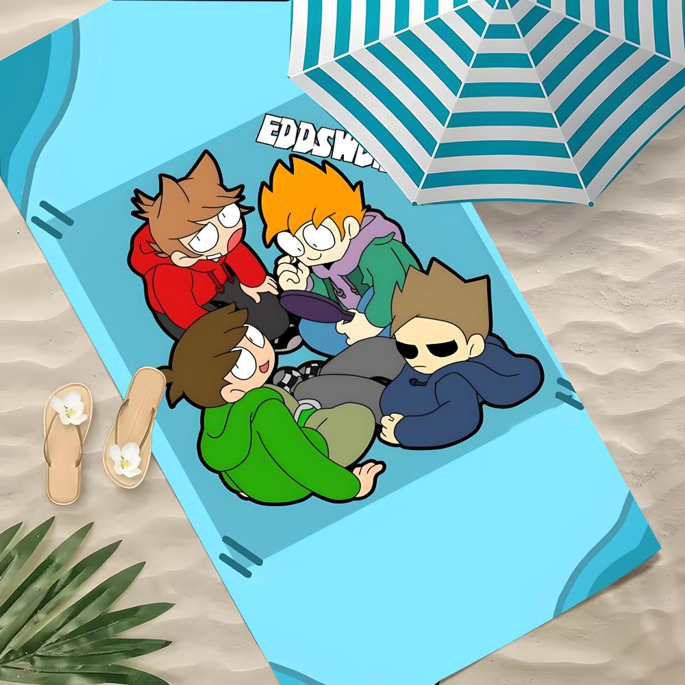 E-Eddsworld Handtuch Mikrofaser Strandtuch, Schnelltrocknend, Sandfrei, Ultrafeine Faser, Super Weich.