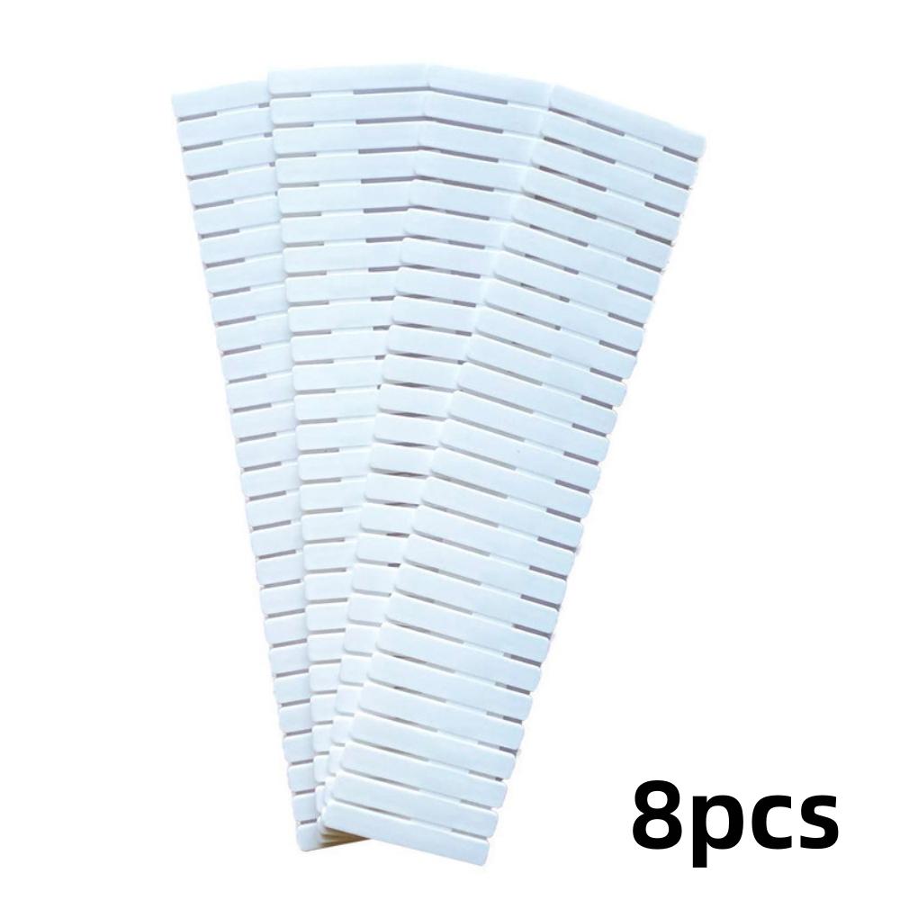 8pcs Adjustable Drawer Dividers,Grid Drawer Organizer Separators, DIY Interlocking Storage Partition for Dresser, Bedroom