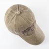 Popular Old Baseball Cap Washed Denim Cloth Hat Edged Sun Hat Men's and Women's New Embroidered Baseball Cap