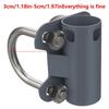 RV Roof Masts Bracket 30-50mm Rustproof U Shaped Pipe Mount Stable Easy Installation Multifunctional Masts Holder For RV Yacht