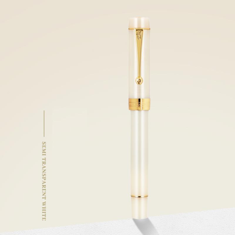 JINHAO 100 Centennial Fountain Pen Resin Gold Clip Nib EF F M Students Pens Business Stationery School Office Supplies PK 9019