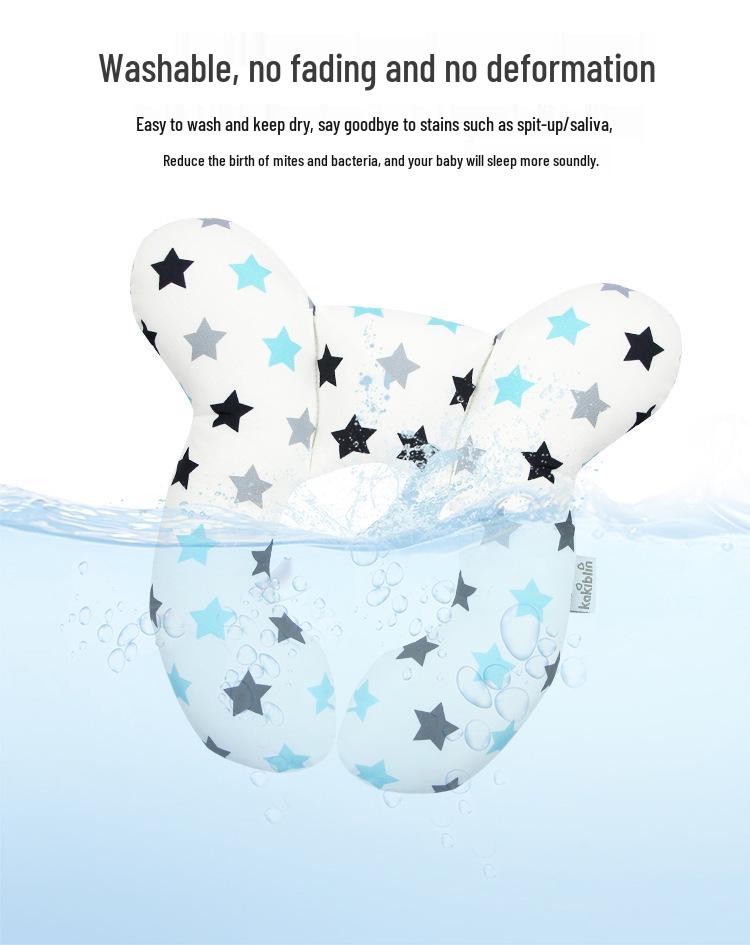 U-Shaped Head Support Pillow for Children's Car Seats and Strollers