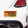 STOP Attention Do Not Disrupt Car Sticker PVC Waterproof Decals for Auto Truck Bumper SUV Off-Road Laptop M3U3