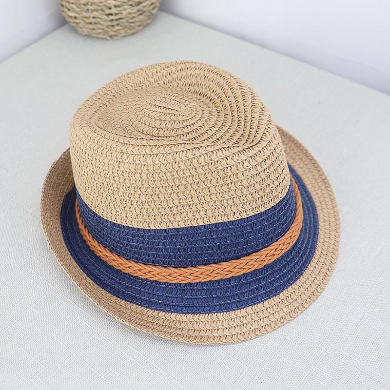 

Summer Men And Kids Straw Hat With Sun Protection And Breathable Handwoven Fabric For Beach And Outdoors хаки