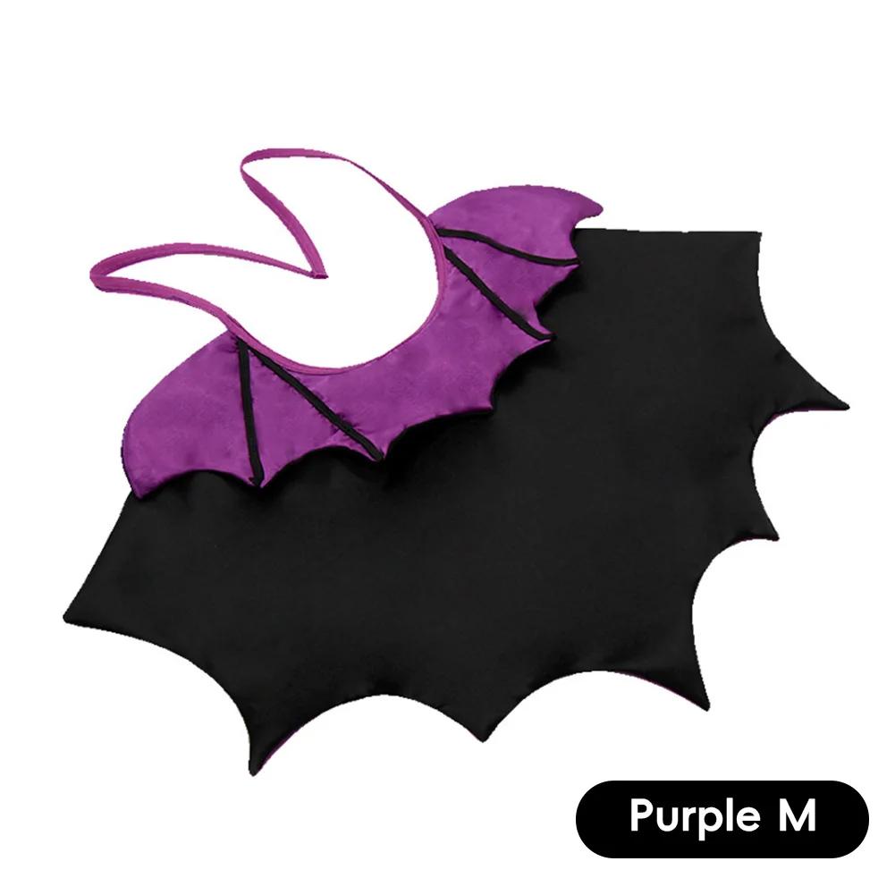Coole Fledermaus-Verwandlung Halloween Haustierkostüm Stehkragen Bequemer Katzen-Cosplay-Umhang Schleife Einfach Anzuziehen Kätzchenkleid Party