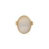 Chic S925 Pure Silver Adjustable Open Shell Ring For Women With Cow Style Print