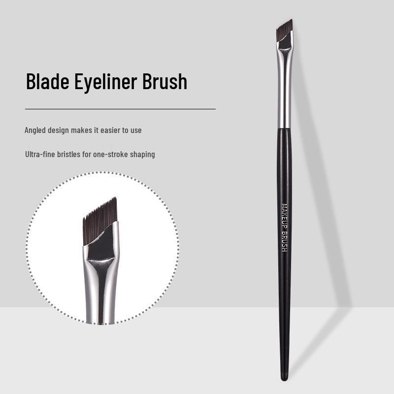 Gemon Blade Multi-Purpose Makeup Brush: Eyeliner, Eyeshadow, Concealer, Angled Brow & Detail Brush