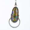 A+ CERTIFIED 31 Ct Natural Opal Oval Cut 925 Sterling Silver Gemstone Pendant