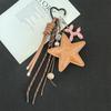Korean Five-Pointed Star Luxury Keychain Charm