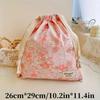 2025 New Embroidery Bow Drawstring Bag, Multi-purpose Storage Box, Portable Travel and Home Dust Bag, Mom and Diaper Bag YUZI